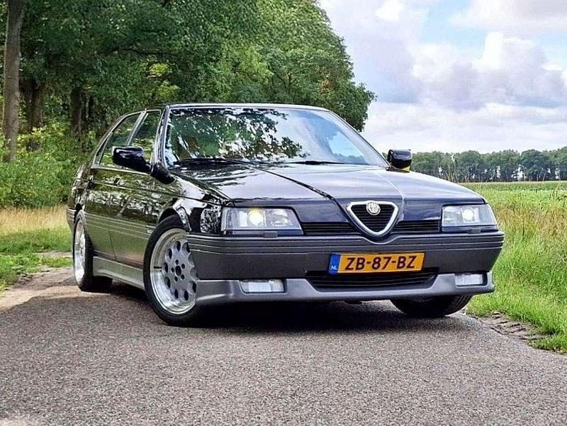 Zwart Gebruikt 1990 Alfa Romeo 164 Quadrifoglio Verde Sedan | € 23.900 - Afbeelding 1/4