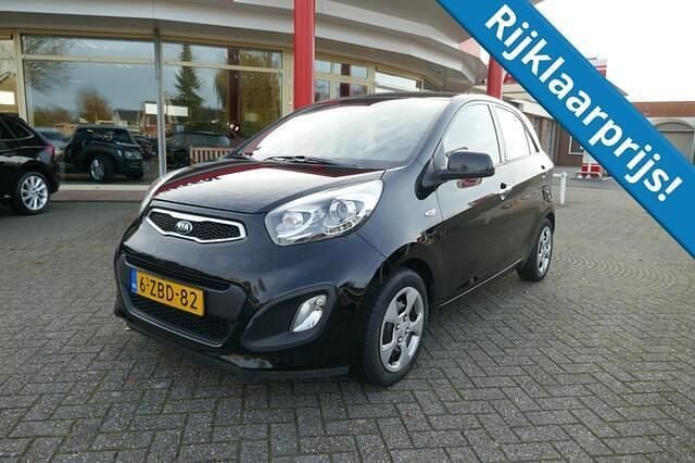 Zwart (metallic) Gebruikt 2015 Kia Picanto Hatchback | € 4.950 (Goede deal) - Afbeelding 1/4