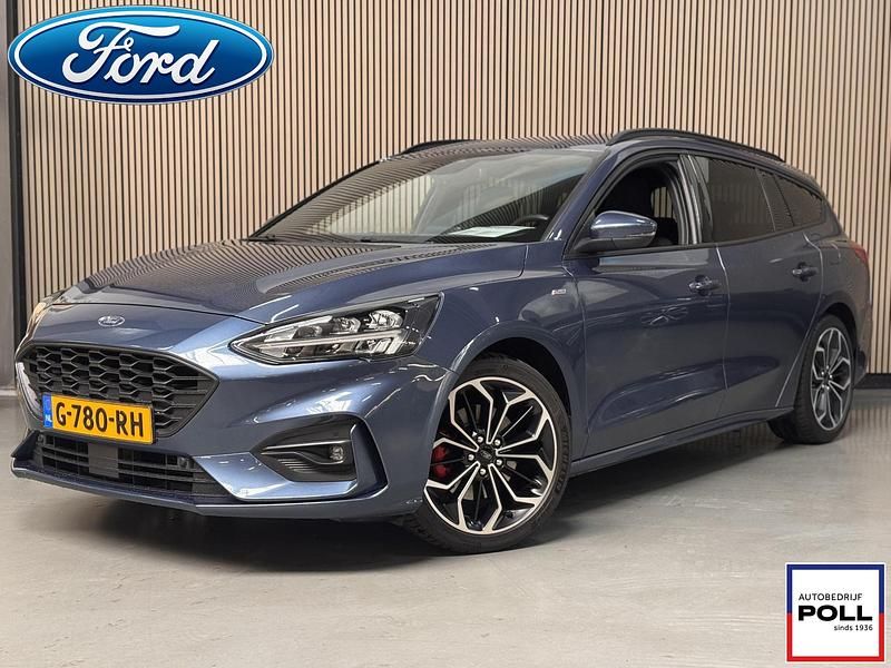 Blauw Gebruikt 2019 Ford Focus ST-Line Stationwagen | € 21.900 (Duur) - Afbeelding 1/4