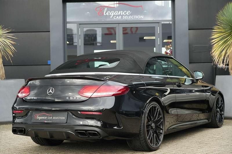 Occasion Mercedes C63 AMG AMG 510 PK (375 kW) 2017 Zwart Cabriolet