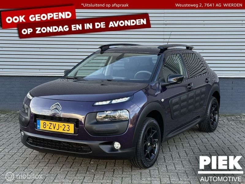 Paars Gebruikt 2015 Citroën C4 Cactus PureTech Hatchback | € 6.999 (Eerlijke prijs) - Afbeelding 1/3
