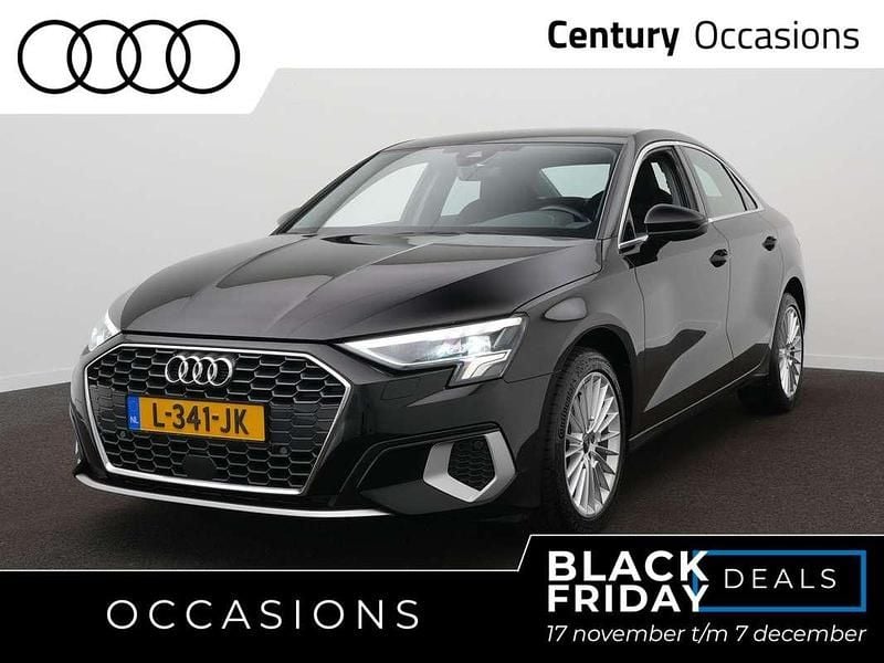 Zwart Gebruikt 2021 Audi A3 Business Sedan | € 23.500 (Goede deal) - Afbeelding 1/4