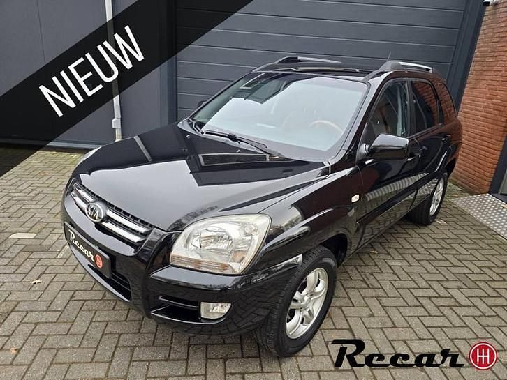 Zwart Gebruikt 2007 Kia Sportage SUV | € 5.350 (Eerlijke prijs) - Afbeelding 1/4