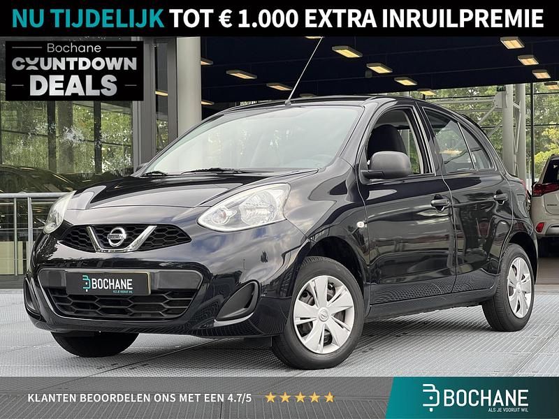Zwart Gebruikt 2016 Nissan Micra Pack Hatchback | € 8.695 (Eerlijke prijs) - Afbeelding 1/4