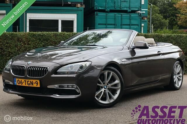 Bruin Gebruikt 2012 BMW 640 Cabriolet Comfort Edition Cabriolet | € 29.995 (Eerlijke prijs) - Afbeelding 1/4