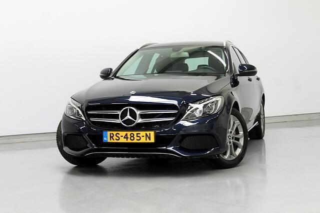 Occasion Mercedes C180 Business 157 PK (115 kW) 2018 Blauw (metallic) Stationwagen