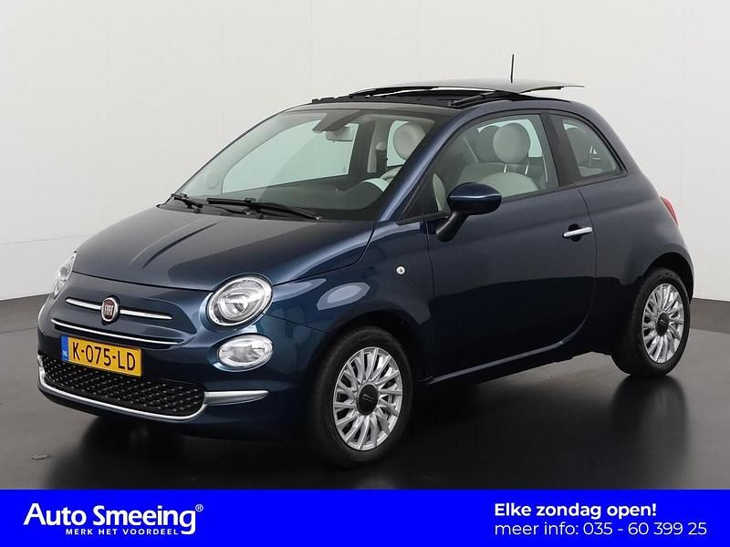 Blauw Gebruikt 2021 Fiat 500 Lounge Hatchback | € 13.945 (Eerlijke prijs) - Afbeelding 1/4