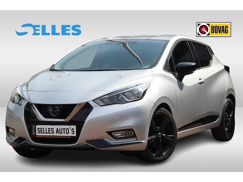 Grijs, metallic lak Gebruikt 2020 Nissan Micra N-TEC Hatchback | € 12.895 (Eerlijke prijs) - Afbeelding 1/4