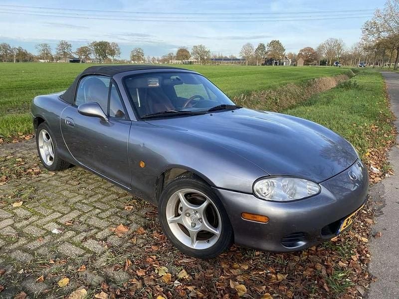 Occasion Mazda MX5 Exclusive 110 PK (80 kW) 2002 Grijs Cabriolet