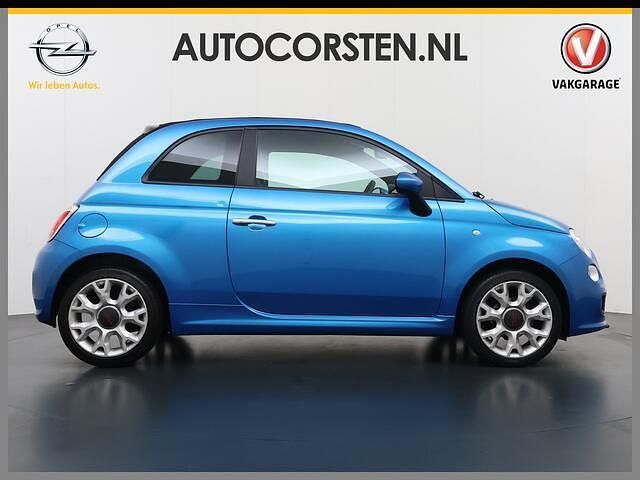 Occasion Fiat 500C 69 PK (50 kW) 2015 Blauw Cabriolet