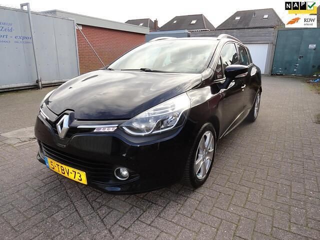 Zwart (metallic) Gebruikt 2014 Renault Clio GrandTour Dynamique Stationwagen | € 3.450 (Goede deal) - Afbeelding 1/4