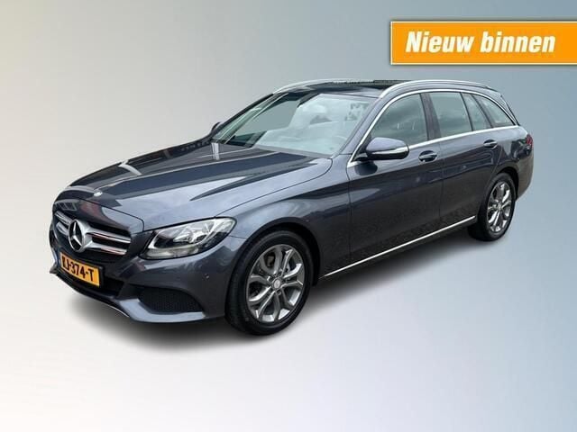 Grijs Gebruikt 2015 Mercedes C180 Prestige Stationwagen | € 15.850 (Eerlijke prijs) - Afbeelding 1/4