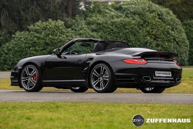 Occasion Porsche 911 Turbo Cabriolet Chrono 499 PK (367 kW) 2010 Zwart Cabriolet