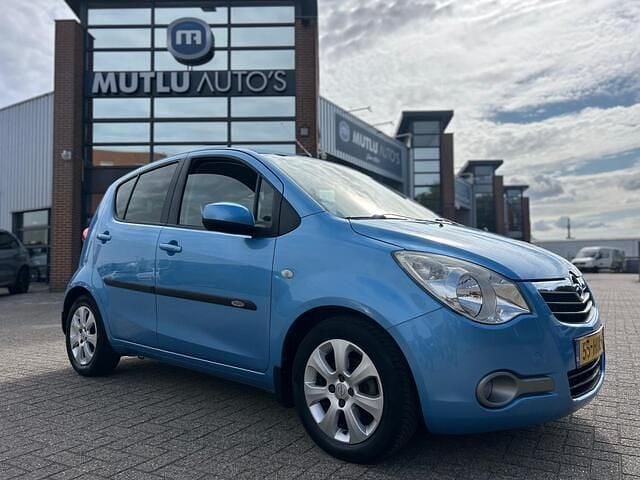 Blauw Gebruikt 2008 Opel Agila Enjoy Hatchback | € 2.490 (Goede deal) - Afbeelding 1/4