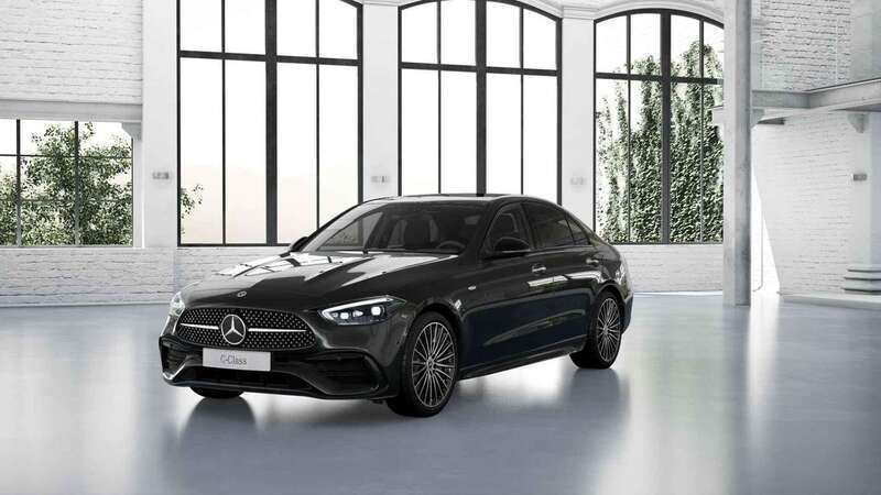Grijs, metallic lak Nieuw 2025 Mercedes C300e Business Sedan | € 71.200 (Duur) - Afbeelding 1/4