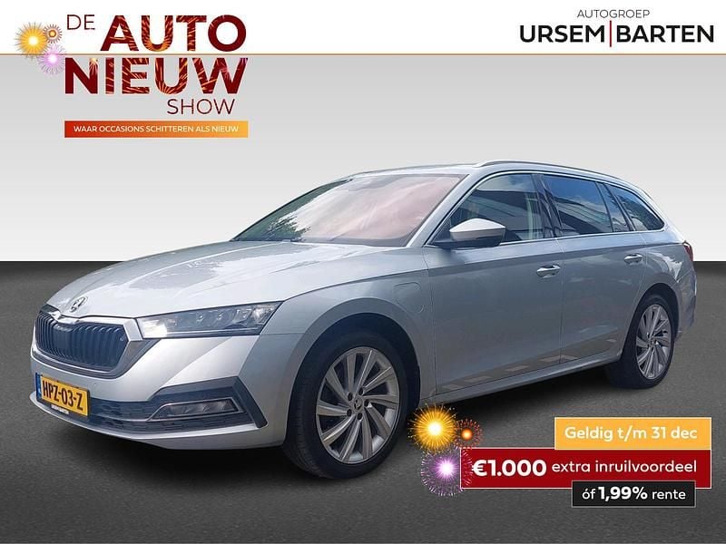 Grijs Gebruikt 2022 Skoda Octavia Business Line Stationwagen | € 20.930 (Super prijs) - Afbeelding 1/4