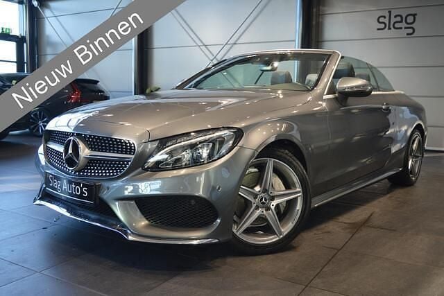 Occasion Mercedes C200 AMG line 184 PK (135 kW) 2017 Grijs Cabriolet