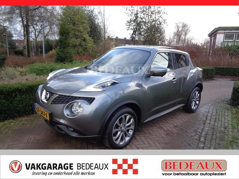 Grijs Gebruikt 2015 Nissan Juke Tekna SUV | € 10.950 (Iets duurder) - Afbeelding 1/4