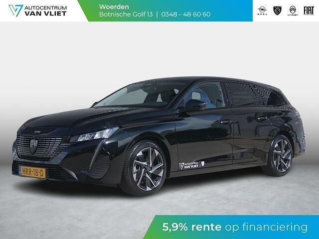 Zwart Gebruikt 2025 Peugeot 308 SW Allure Stationwagen | € 31.990 - Afbeelding 1/4