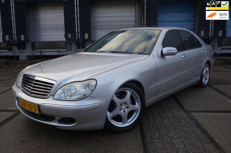 Grijs Gebruikt 2004 Mercedes S350 Prestige Sedan | € 7.495 (Eerlijke prijs) - Afbeelding 1/4