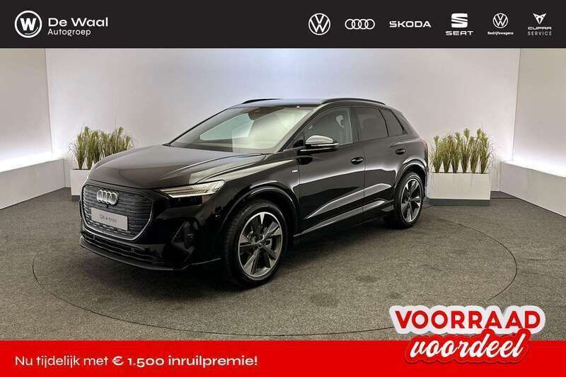 Zwart Nieuw 2025 Audi Q4 e-tron S-Line SUV | € 56.279 (Goede deal) - Afbeelding 1/3