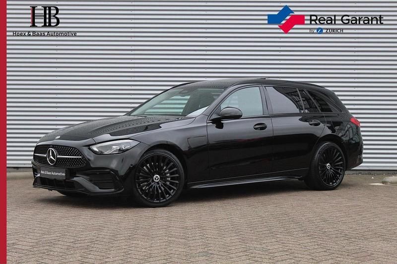 Occasion Mercedes C300 AMG line 2022 Zwart Stationwagen