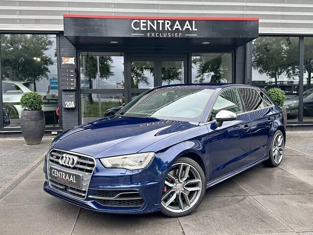 Blauw Gebruikt 2014 Audi S3 Sportback Proline Hatchback | € 17.950 - Afbeelding 1/4
