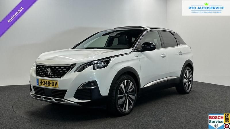 Wit Occasion 2020 Peugeot 3008 GT-line SUV | € 18.199 (Eerlijke prijs) - Afbeelding 1/4