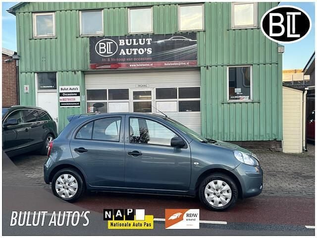 Groen Occasion 2013 Nissan Micra S Hatchback | € 3.950 (Eerlijke prijs) - Afbeelding 1/4