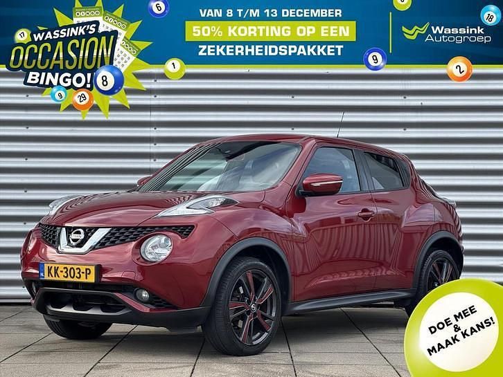 Rood Gebruikt 2016 Nissan Juke SUV | € 11.685 (Eerlijke prijs) - Afbeelding 1/4