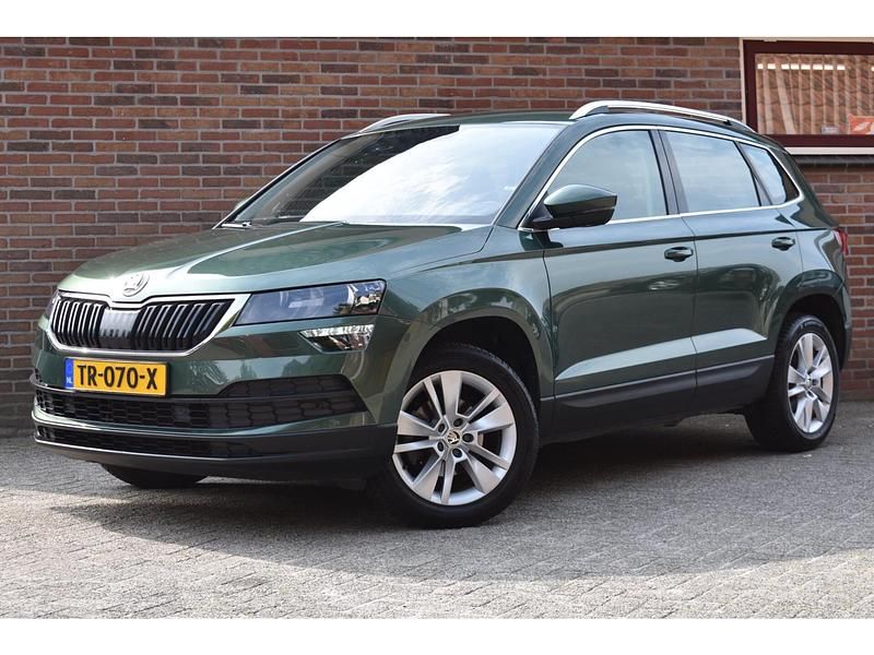 Groen Gebruikt 2018 Skoda Karoq Business Line SUV | € 17.949 (Eerlijke prijs) - Afbeelding 1/4