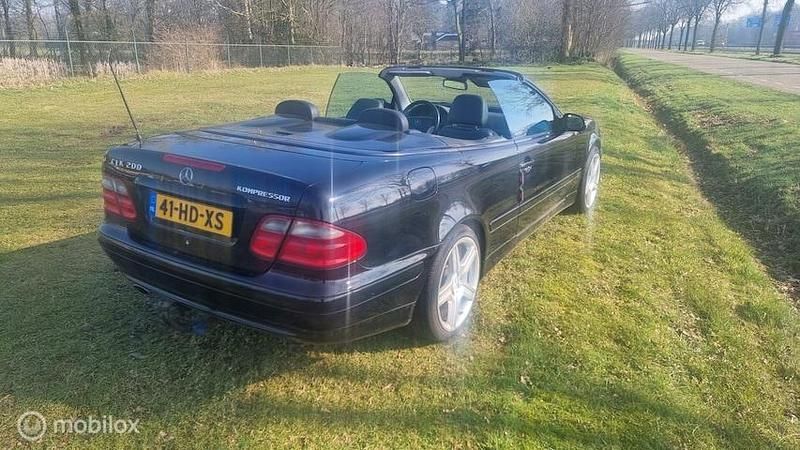 Occasion Mercedes CLK200 Avantgarde 2001 Zwart Cabriolet