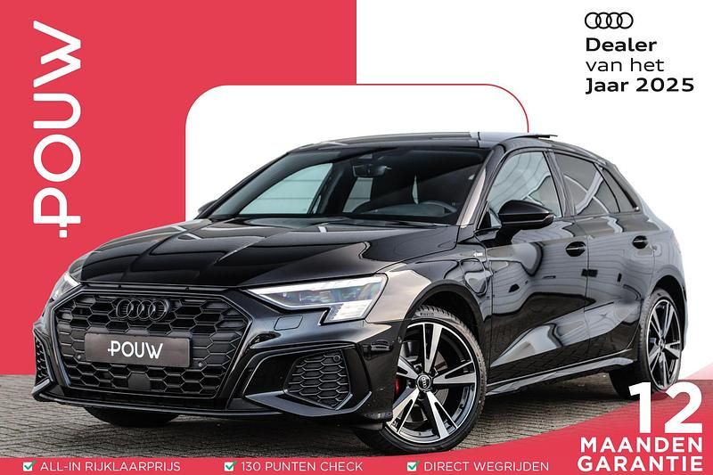 Zwart Gebruikt 2022 Audi A3 Sportback e-tron Competition Hatchback | € 37.900 (Iets duurder) - Afbeelding 1/4