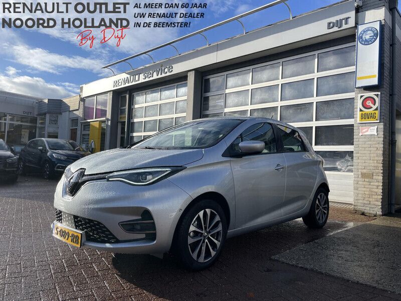 Grijs, metallic lak Gebruikt 2022 Renault Zoe Intens Hatchback | € 20.895 (Iets duurder) - Afbeelding 1/4