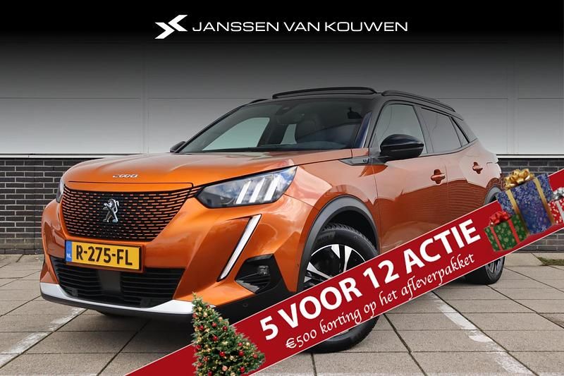 Oranje Gebruikt 2021 Peugeot e-2008 GTi SUV | € 18.395 (Eerlijke prijs) - Afbeelding 1/4