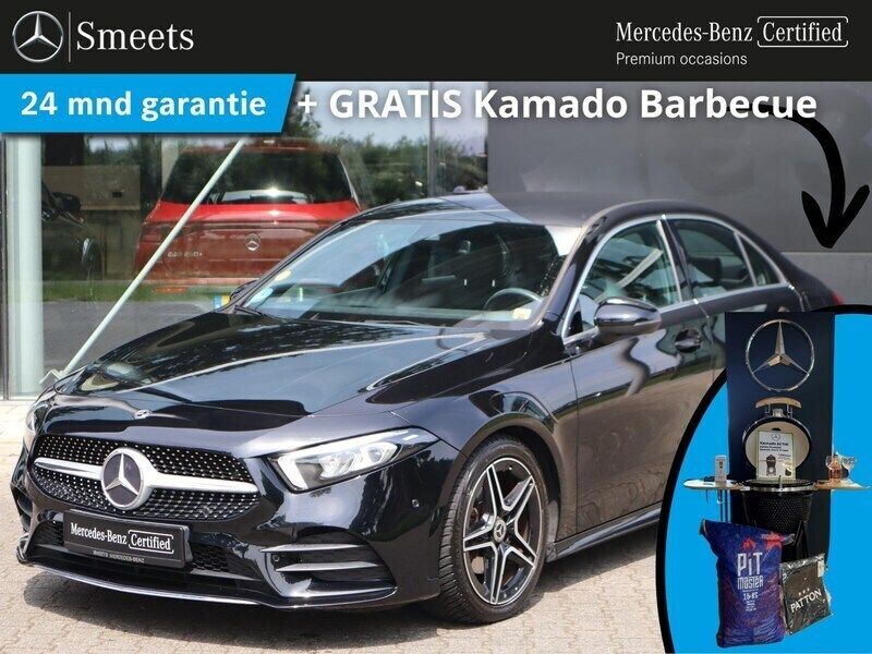 Zwart Gebruikt 2020 Mercedes A180 Premium Plus Sedan | € 24.945 (Eerlijke prijs) - Afbeelding 1/4