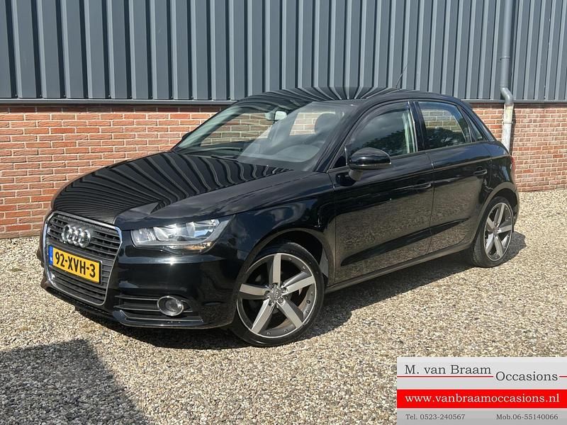 Zwart Gebruikt 2012 Audi A1 Sportback Hatchback | € 8.495 (Eerlijke prijs) - Afbeelding 1/4