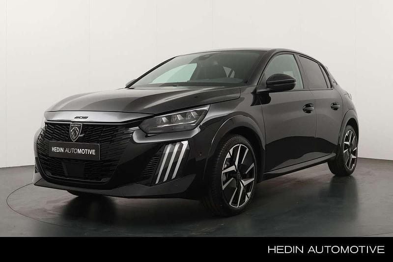 Zwart Nieuw 2025 Peugeot 208 GT Hatchback | € 29.445 (Super prijs) - Afbeelding 1/4