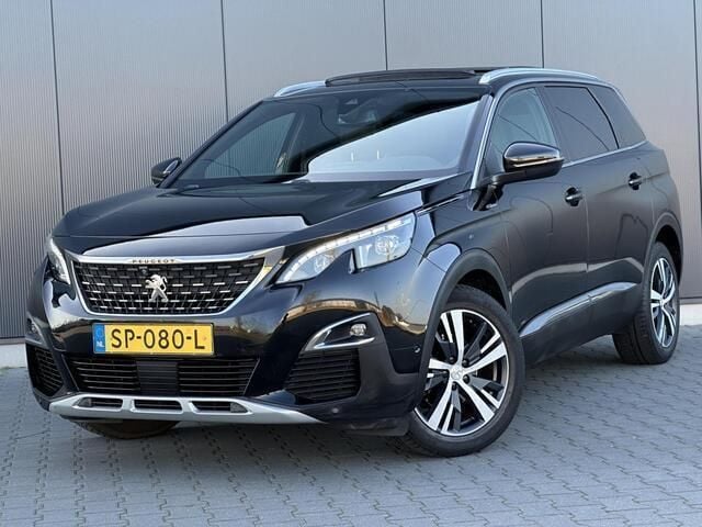 Zwart Gebruikt 2017 Peugeot 5008 GT-line MPV | € 15.990 (Duur) - Afbeelding 1/4