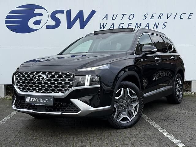 Zwart Gebruikt 2022 Hyundai Santa Fe Premium SUV | € 39.950 (Eerlijke prijs) - Afbeelding 1/4