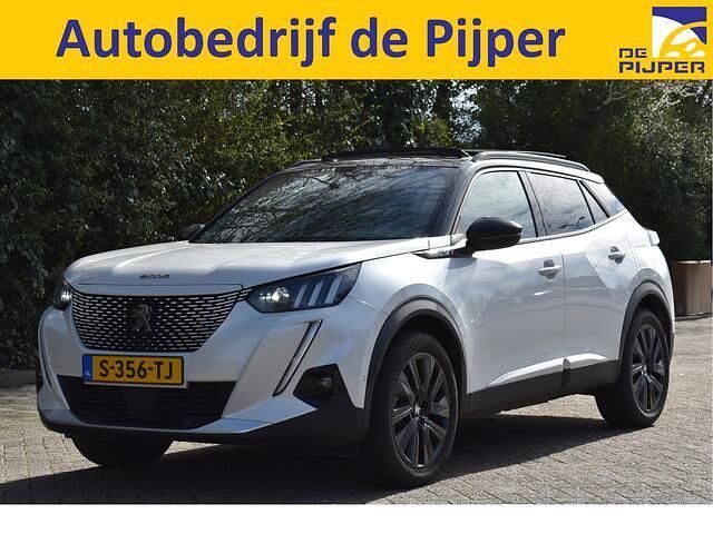 Wit (parellak) Gebruikt 2022 Peugeot e-2008 GT SUV | € 19.950 (Eerlijke prijs) - Afbeelding 1/4