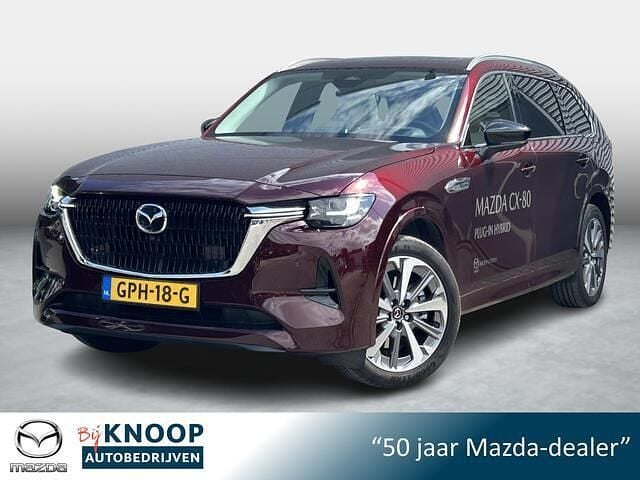 Rood Gebruikt 2024 Mazda CX-80 Takumi-Line SUV | € 58.900 - Afbeelding 1/4