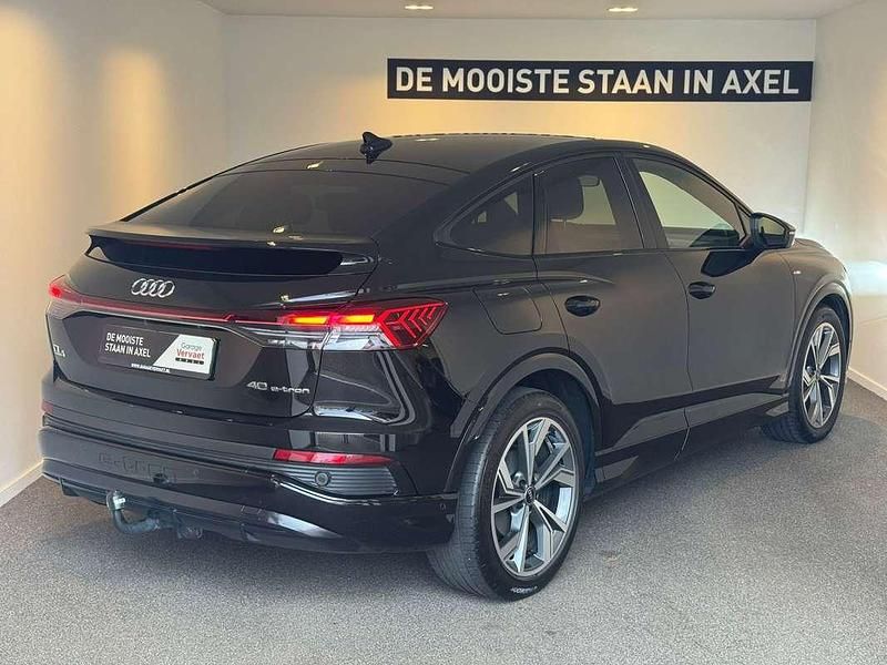 Occasion Audi Q4 Sportback e-tron S-Line 150 kW (204 PK) 2022 Zwart SUV