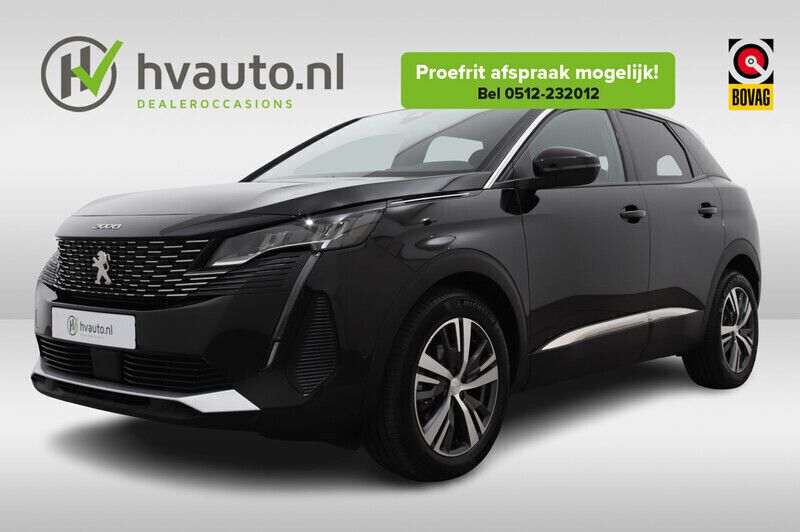 Zwart Gebruikt 2024 Peugeot 3008 Allure SUV | € 29.695 (Goede deal) - Afbeelding 1/4