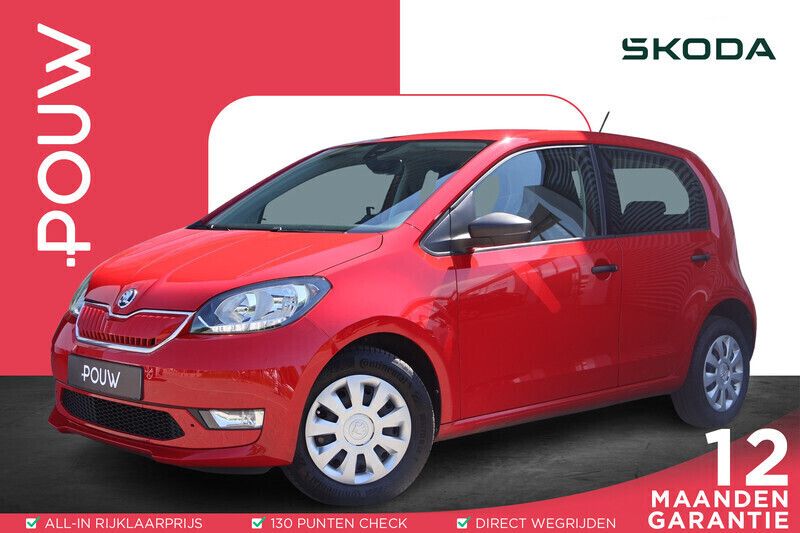 Rood Gebruikt 2020 Skoda Citigo-e IV Ambition Hatchback | € 10.950 (Eerlijke prijs) - Afbeelding 1/4