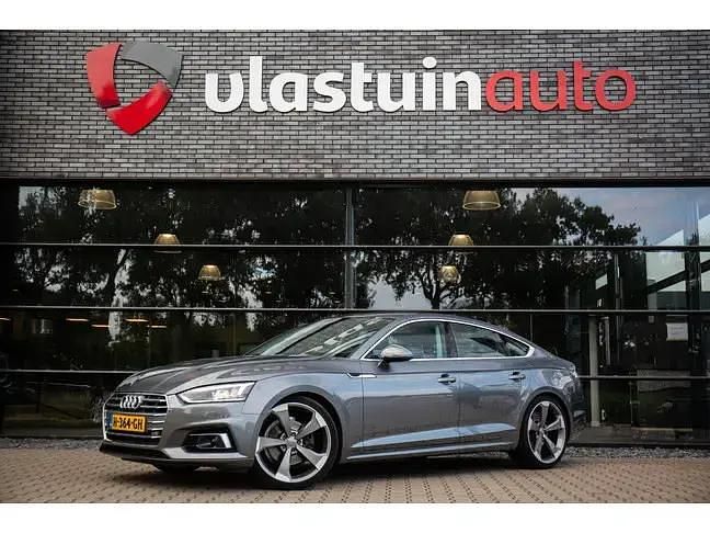 Grijs Gebruikt 2019 Audi A5 Sportback Design Hatchback | € 25.950 (Super prijs) - Afbeelding 1/4