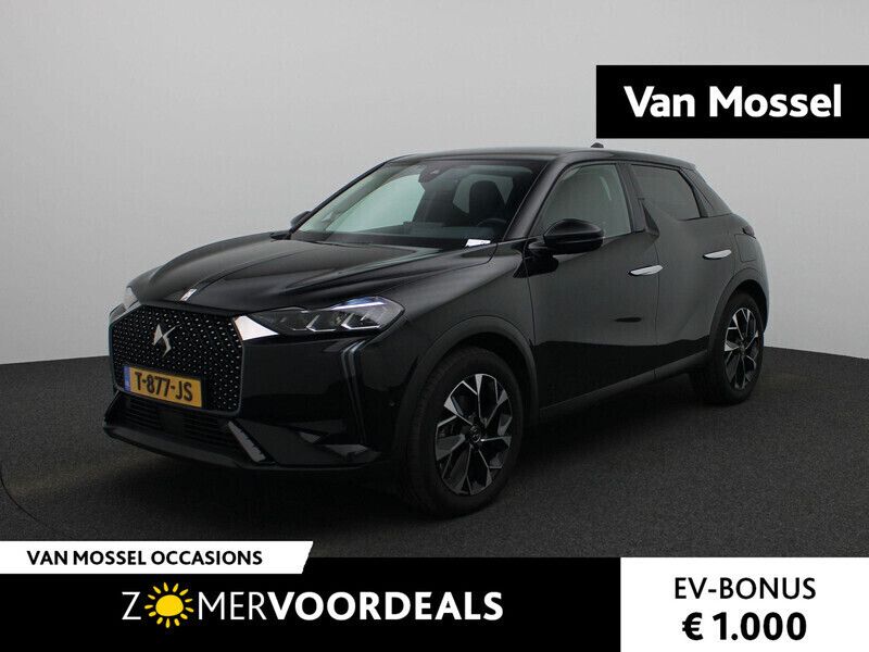 Zwart Gebruikt 2023 DS Automobiles DS3 Crossback E-Tense Rivoli SUV | € 28.940 (Eerlijke prijs) - Afbeelding 1/4