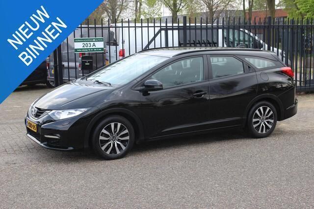 Zwart Gebruikt 2014 Honda Civic Comfort Stationwagen | € 7.950 (Goede deal) - Afbeelding 1/4