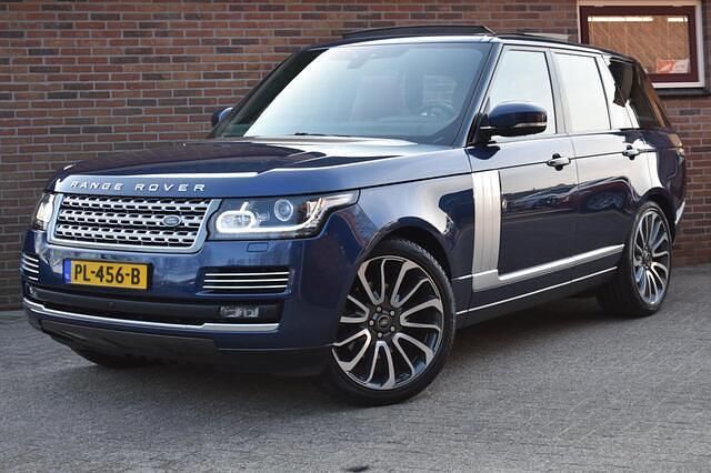 Blauw (metallic) Occasion 2017 Land Rover Range Rover Autobiography SUV | € 37.949 (Eerlijke prijs) - Afbeelding 1/4