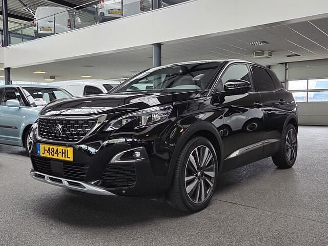 Zwart Gebruikt 2020 Peugeot 3008 GT-line SUV | € 17.850 (Eerlijke prijs) - Afbeelding 1/4